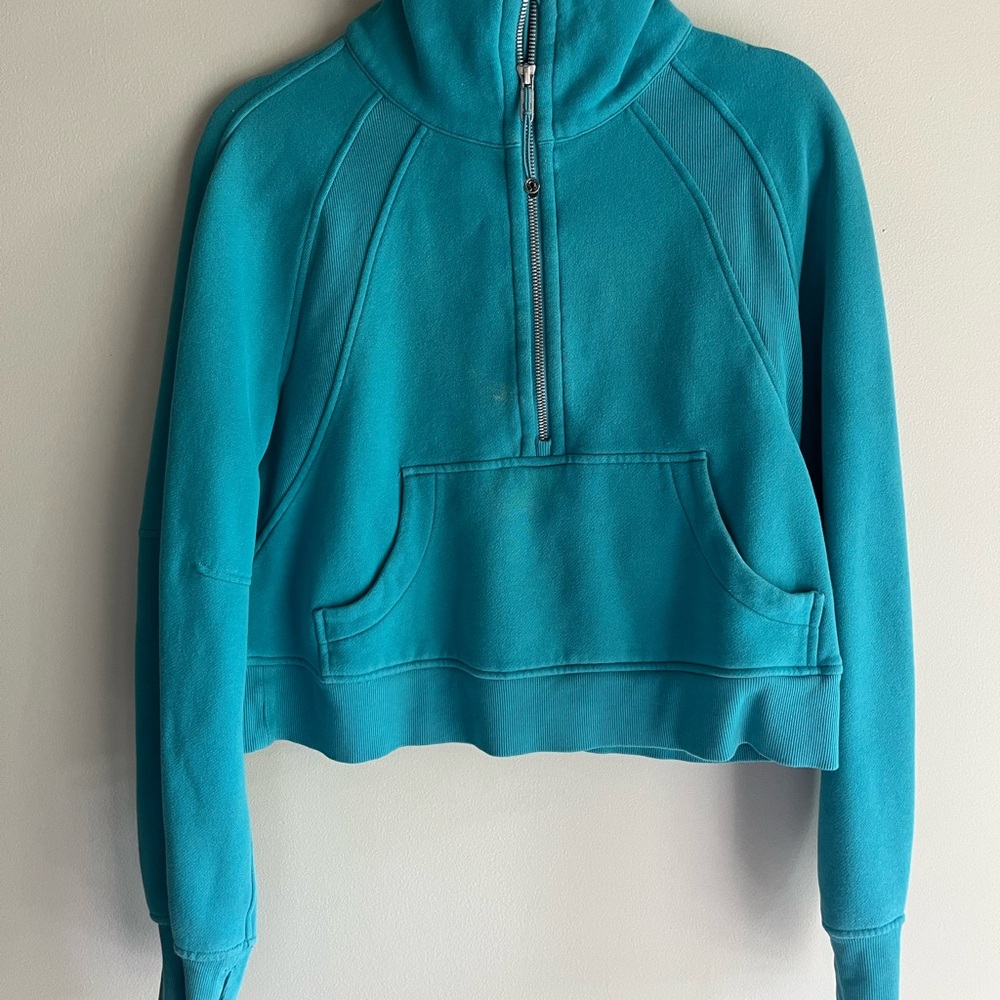 Scuba Oversized Half-Zip Funnel-Neck